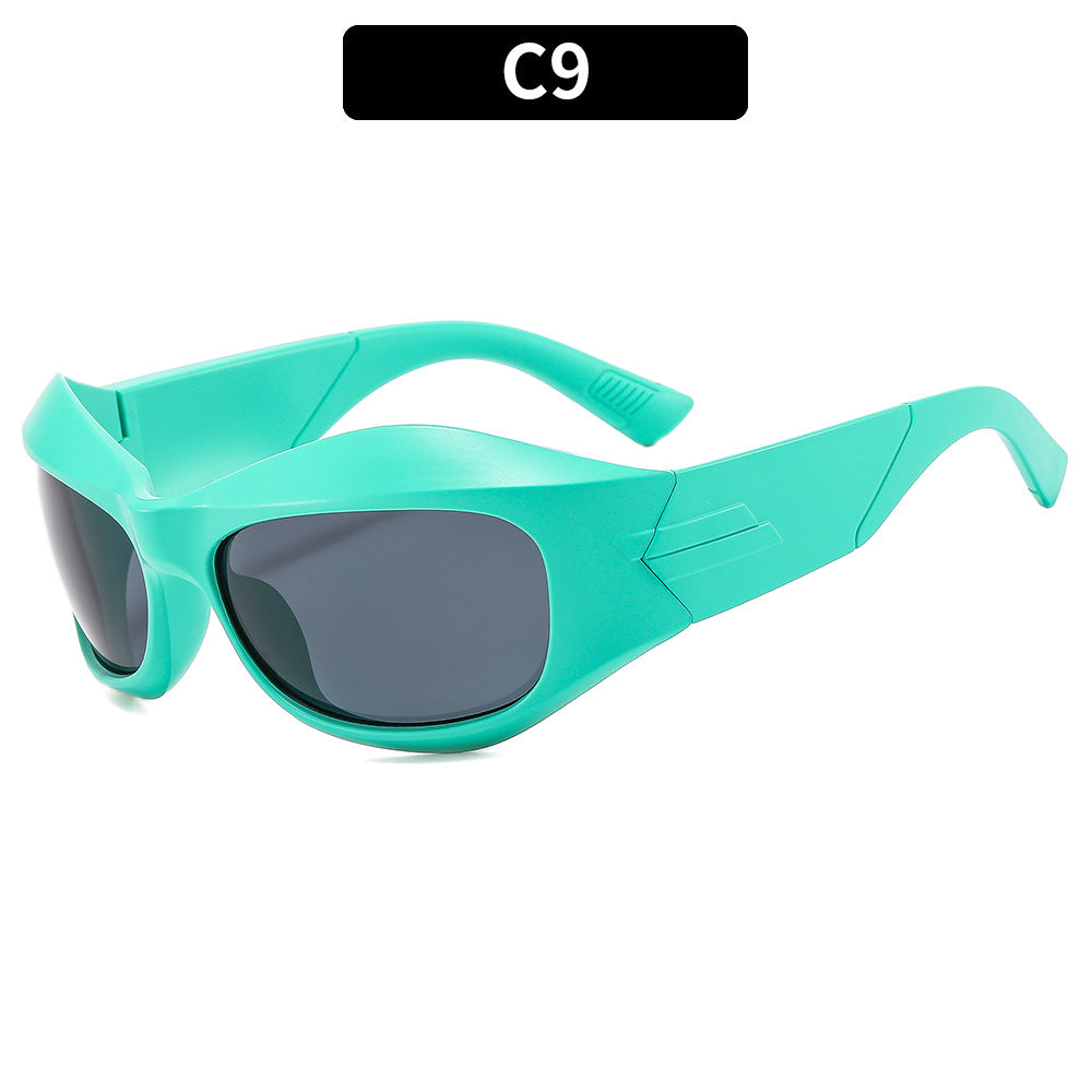 Venta al por mayor PC Futurista Hip Hop Babes Gafas de sol